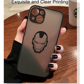 Ốp Điện Thoại Di Động Logo Người Nhện Người Sắt Cho Iphone Da Cảm Thấy Mềm Mại Cho Apple iPhone 13 14 12 11 PLUS PRO MAX MINI 6 6S 7 8 PLUS iPhone X XS XR X MAX SX MAX SE2020 SE2022