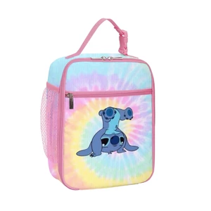 Túi Đựng Hộp Cơm Trưa Giữ Nhiệt Đa Năng In Họa Tiết Stitch Dễ Thương Cho Bé