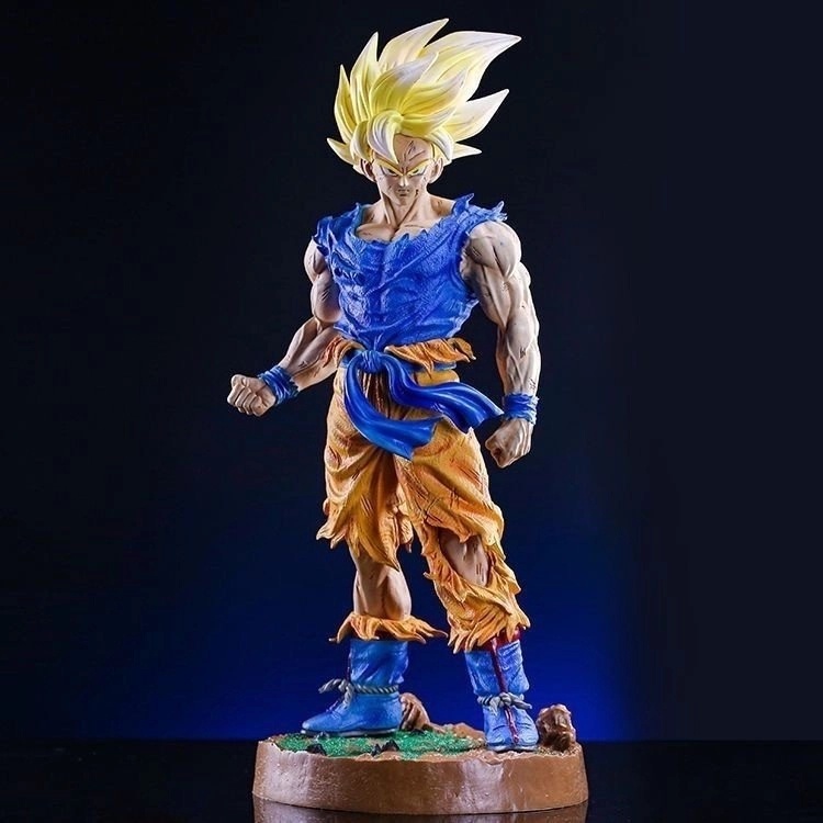 Mô Hình Goku áo Xanh tím Than , Quần Cam siêu ngầu Hàng Thường Bản có ...