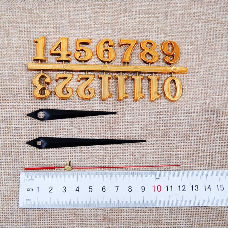 Cinna 1 Bộ Số Đồng Hồ DIY Phần Tiếng Ả Rập La Mã Số Đồng Hồ Số Tấm Hương Vị Đồng Hồ Treo Tường Phụ Kiện Thay Thế