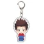 SQ3 Khóa Xanh Móc Khóa Anime Móc Khóa Acrylic Dễ Thương Túi Mặt Dây Chuyền Dễ Thương Váy Ngủ Isagi Yoichi ITOSHIRIN Móc Chìa Khóa Quà Tặng QS