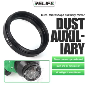 Kính hiển vi RELLIFE M-25 Ống kính chống bụi để sửa chữa Ống kính chống khói và bảo vệ Chống bụi Iens Ống kính thủy tinh Iens chống dầu