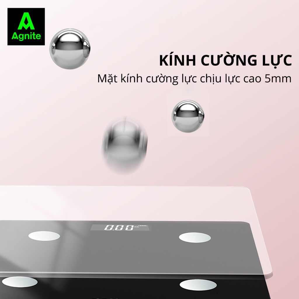 [TẶNG PIN] Cân Điện Tử Sức Khỏe Deli Mặt Kính Cường Lực Chịu tải 180kg Cân Sức Khỏe Có Bảo Hành