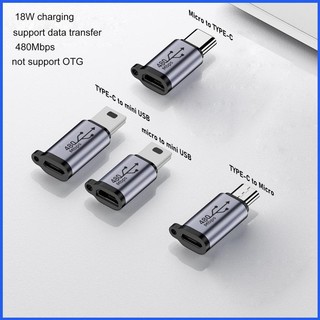 Đầu Chuyển Đổi UTAKEE Micro USB Mini Type-C Sang USB