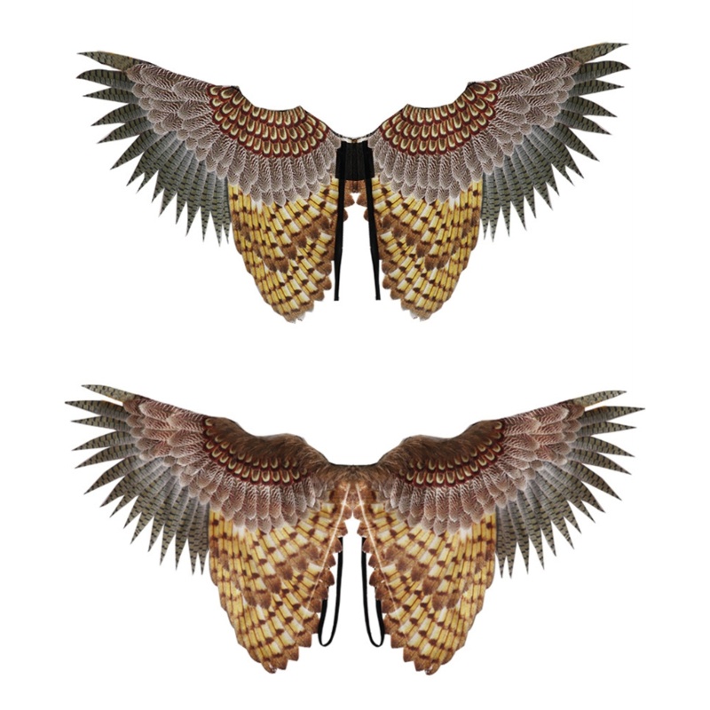 Li Bird Wings Halloween Owl Wings Owl Owl Dress Wings cho mẫu giáo-Áo chơi