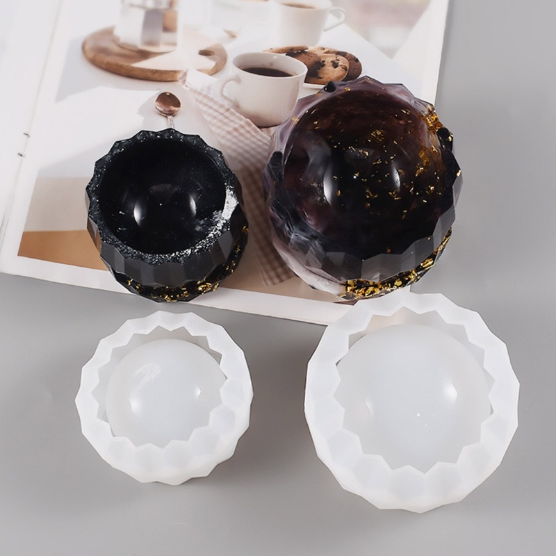 Cinna Khuôn Ép Nhựa cho DIY: Epoxi, Silicon, Xi Măng và Đất Sét - Hình Tròn như Hoa