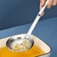 YYlingx Muỗng Skimmer Mỡ, Thép không gỉ 304 Lưới mịn Dầu Dregs Câu cá, Dầu mỡ đa chức năng Loại bỏ bọt Percolator Thiết kế lỗ treo bộ lọc nồi nóng Dụng cụ tiện ích nhà bếp