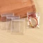 OAKANDME 100 Túi Khóa Zip Túi Bảo Quản Có Thể Đóng Lại Vòng Cổ Vòng Tay Vòng Tay Sử Dụng Rộng Nhựa PVC