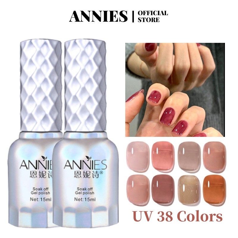 Gel sơn móng tay ANNIES nhiều màu sắc tùy chọn xinh xắn sấy khô bằng đèn thời trang 2023 mới đặc biệt