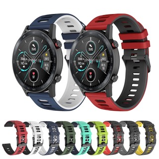 Dây Đeo Thể Thao Bằng Silicone 2 46mm 42mm 20 22mm Cho Đồng Hồ Honor Magic Watch Huawei GT 2 Correa GS3 GS Pro