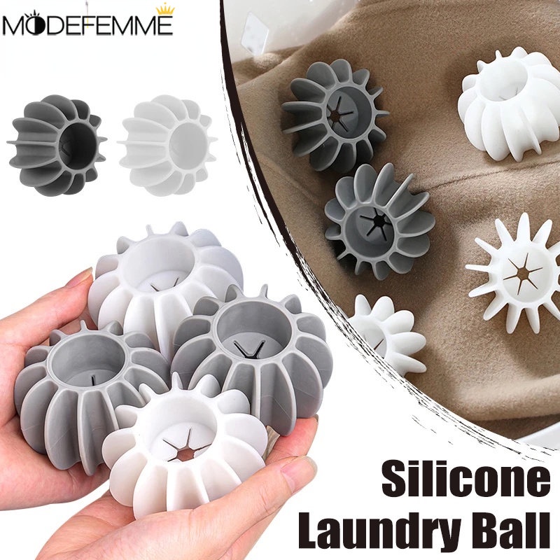 Quả Bóng Giặt Đồ Bằng Silicone Chống Rối Cho Thú Cưng