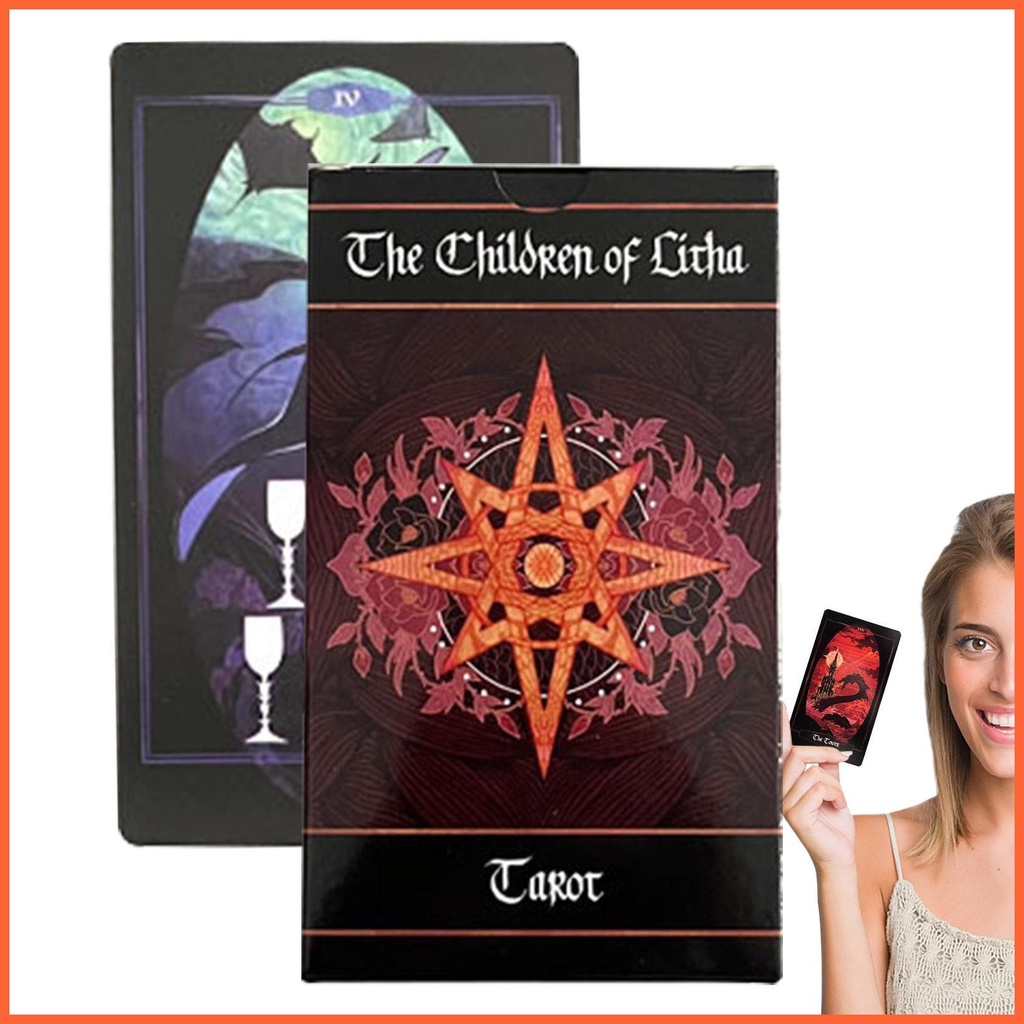 arot Cards 12X7cm ChildrenofLitha Tarot Portable Divination Cards