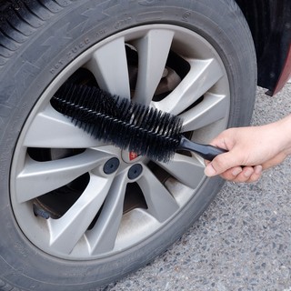 Bàn Chải Nylon Đầu Nhọn Màu Đen Thông Dụng Vệ Sinh Lốp Xe Hơi / Xe Máy