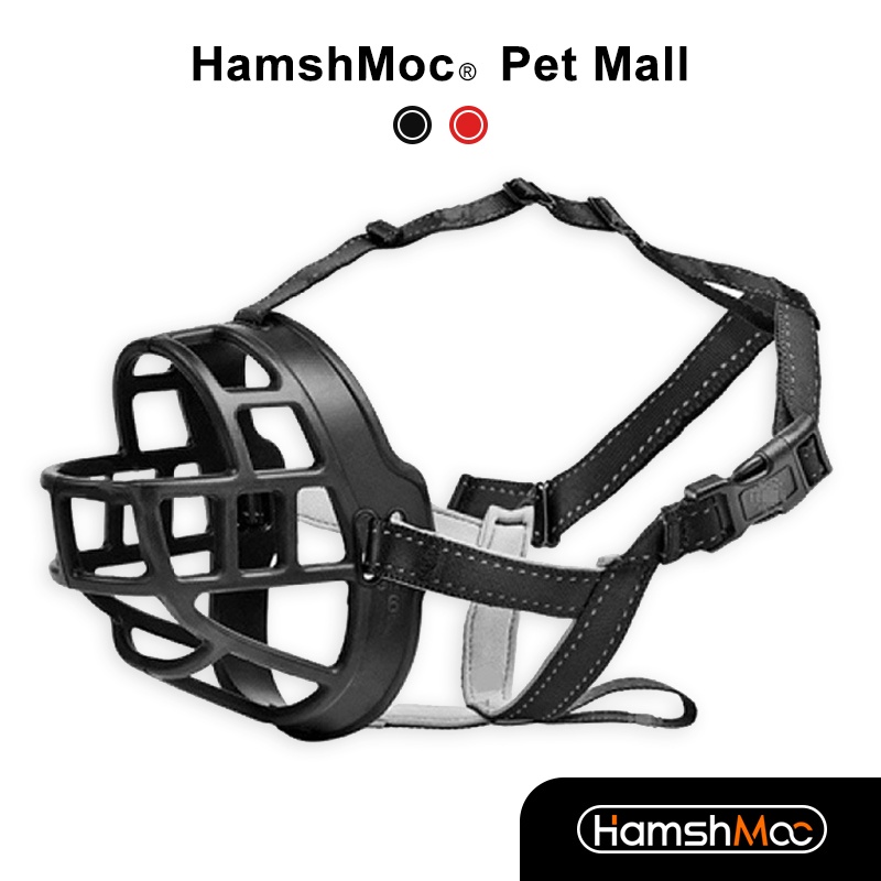 HamshMoc Giỏ Thoáng Khí Chó Mõm Có Thể Điều Chỉnh Miệng Bao Bền Chống Liếm Chống sủa Chống Cắn Thoải Mái