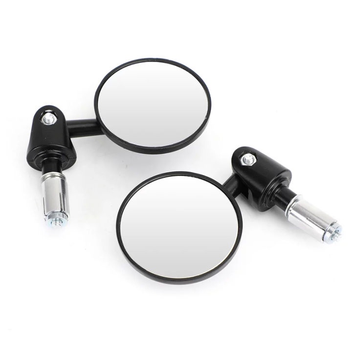 Gương Chiếu Hậu Hình Tròn Bằng Kim Loại 16mm Có Thể Điều Chỉnh Cho Xe Máy