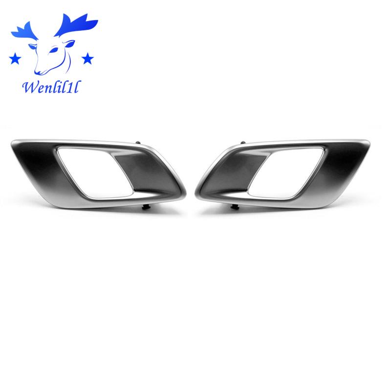 Tay Nắm Cửa Bên Trong Màu Xám Bạc Cho Ford Ranger 2012-2021 Everest 2015-2021 Mazda BT50 2012-2019