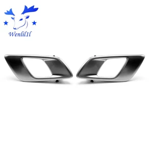 Tay Nắm Cửa Bên Trong Màu Xám Bạc Cho Ford Ranger 2012-2021 Everest 2015-2021 Mazda BT50 2012-2019