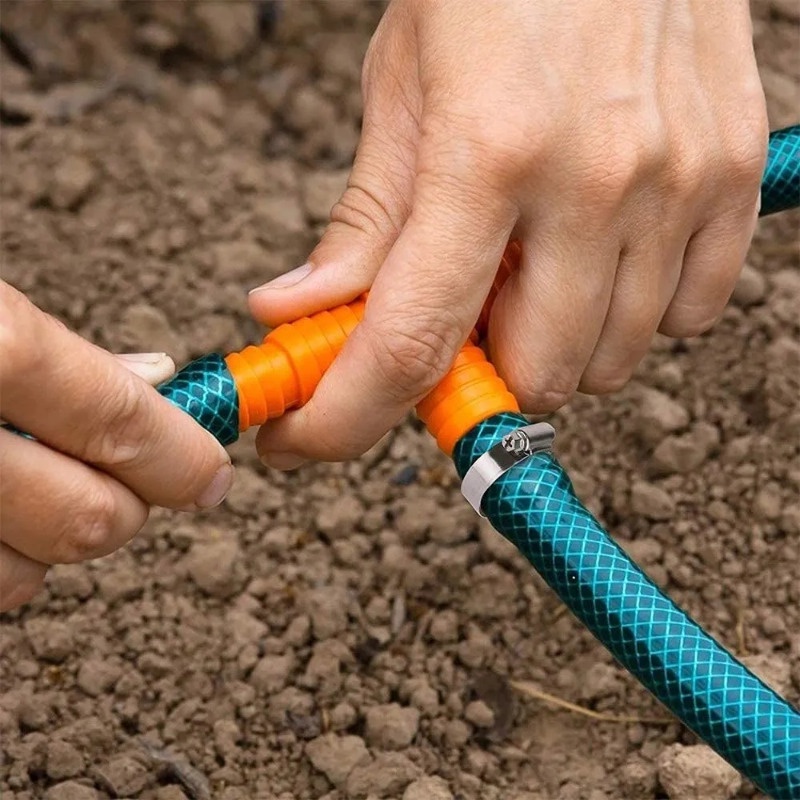 Ống thép không gỉ đa năng giá đỡ ống nước kẹp ống / kẹp ống khí có thể điều chỉnh / phụ kiện dụng cụ phần cứng / chốt ống bánh răng snail
