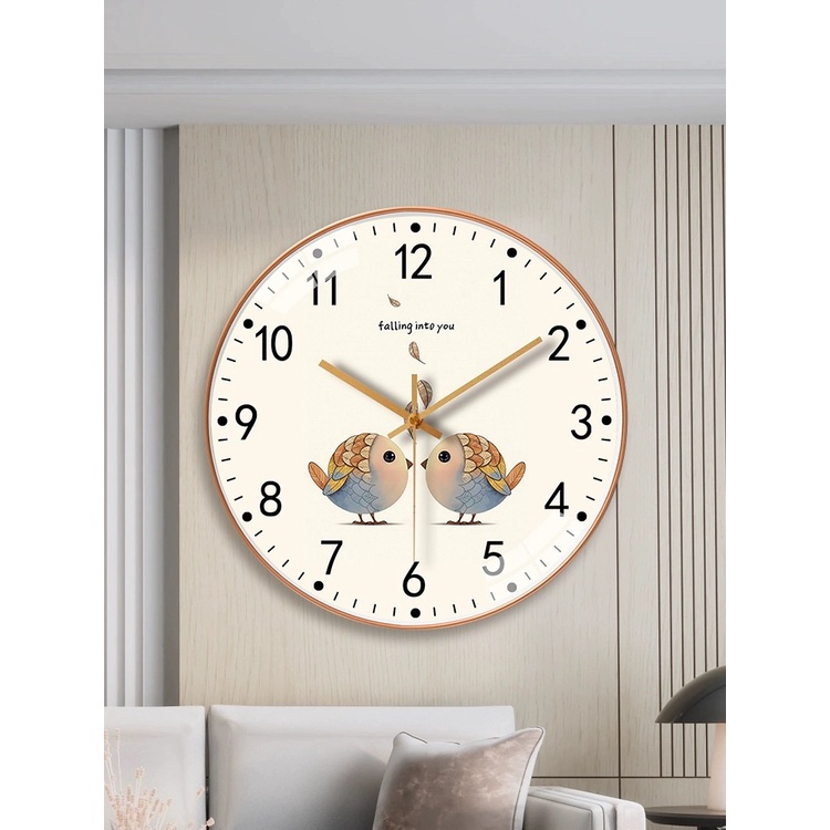 Đồng Hồ Treo Tường MINT DECOR, Mặt Tròn 10 Inch, Họa Tiết Dễ Thương, Trang Trí Phòng Khách | BigBuy360 - bigbuy360.vn
