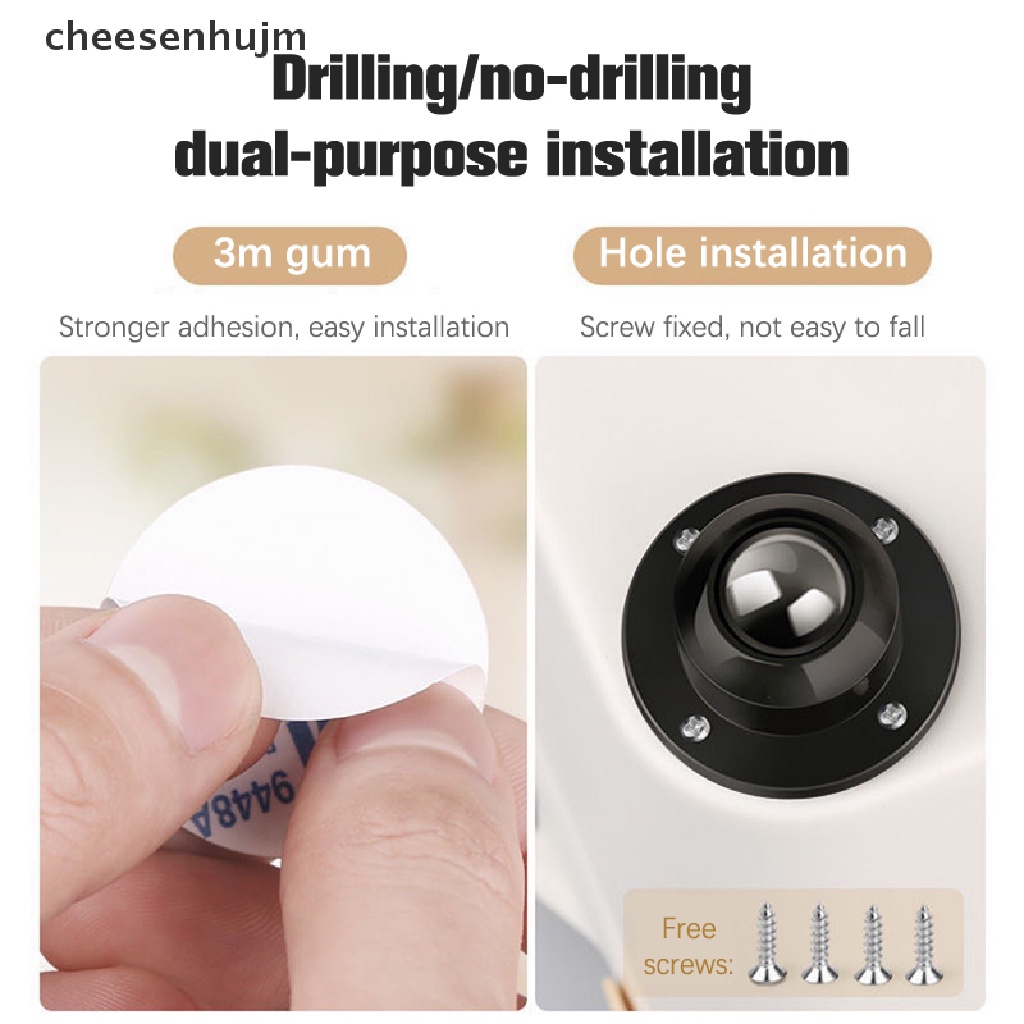 Bánh Xe Ròng Rọc Xoay 360 Độ Mini Bằng Thép Không Gỉ Thông Dụng Cho Đồ ...