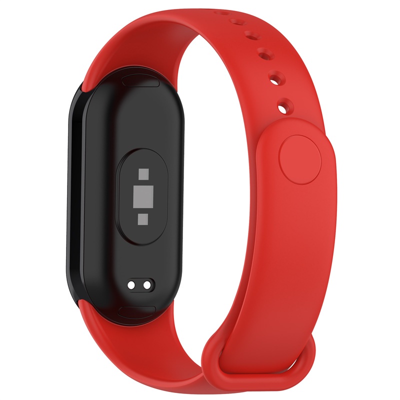 Dây đeo silicon mềm thay thế cho Xiaomi Mi Band 8/9/10, vòng cổ tay nhiều màu