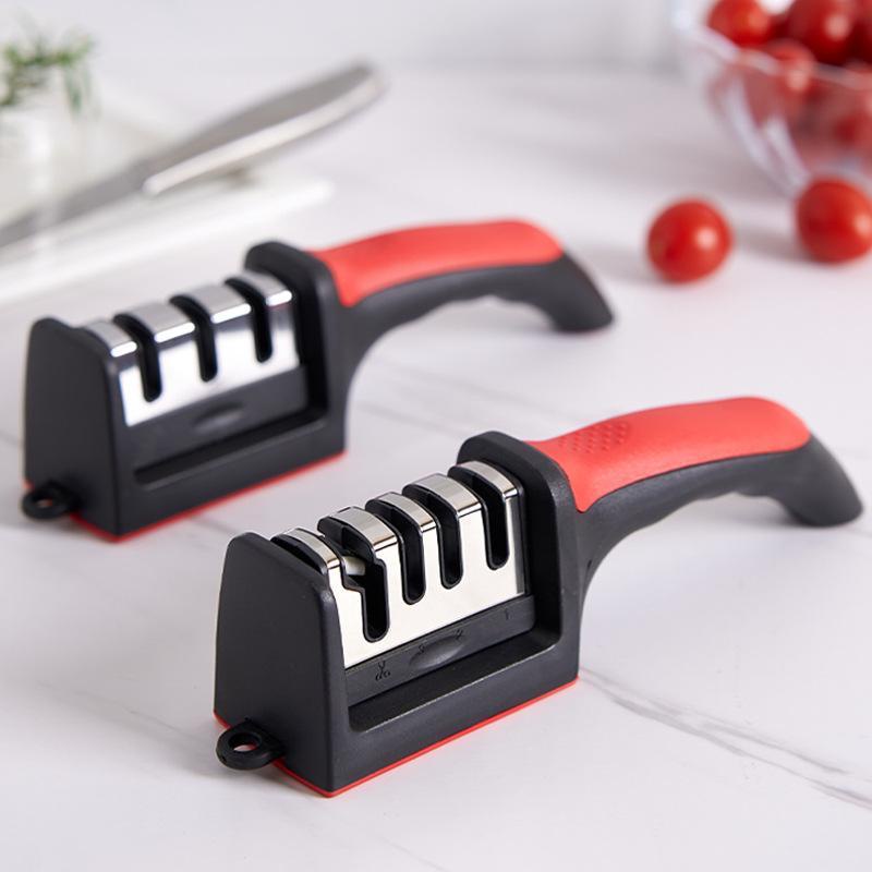 Dụng cụ mài dao kéo 3 khe 3 cấp độ cầm tay tiện lợi