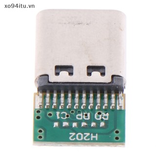 Set 5 Dây Cáp Nối Đầu Cái / Đực XOITU 12 / 24 Pin Sang Đầu Đực Hỗ Trợ Bảng Mạch PCB USB 3.1 Type C