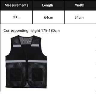 MARBLEM Với Dải Phản Quang, Áo Vest Vải Thoáng Khí An Toàn, Chạy Bộ Spandex Có Dây Kéo Lưới Đen Vest Xây Dựng Đường Sắt Giao Thông Công Nhân Tàu Điện Ngầm