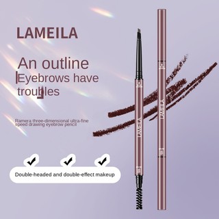 Bút Kẻ Lông Mày Lameila 3D Siêu Mịn Chống Thấm Nước Lâu Trôi Tự Nhiên Không Phai Màu Chống Nhòe