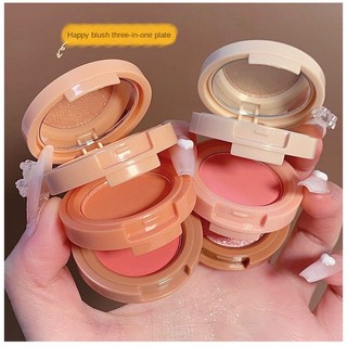 Phấn Má Hồng Bắt Sáng Ba Tầng Mềm Mịn Không Thấm Nước Và Mồ Hôi Lâu Trôi Miss Lara