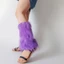 Woke Nữ Lông Thú Giữ Ấm Chân Mùa Đông Lông Dài Boot Còng Fuzzy Che Giày Trang Phục Dự Tiệc Cho Ngày Lễ Lễ Hội Biểu Diễn