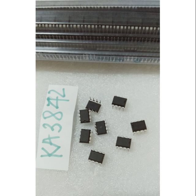 thumbnail interactive-video image 1 of 10x KA3842A KA3842 PWM Controller IC - DIP-8 Package (smw Brand) 1 of 6