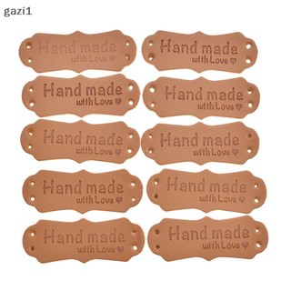 [gazi1] 50 Chiếc Thẻ Da Handmade Có Nhãn Tình Yêu May Thủ Công DIY Đan Thẻ Boutique