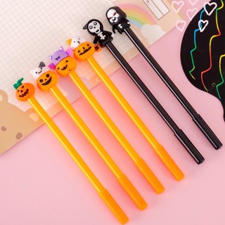 Phim hoạt hình halloween bí ngô ma gel bút đồ dùng văn phòng bút quà tặng trẻ em sáng tạo