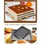 Khay nướng bánh hình chữ nhật chống dính bằng thép carbon