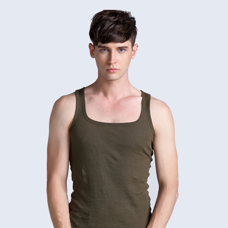 CN Áo Vest nam Cotton mặc thường ngày cho nam giới Áo thể thao Áo Vest thấm mồ hôi mùa hè