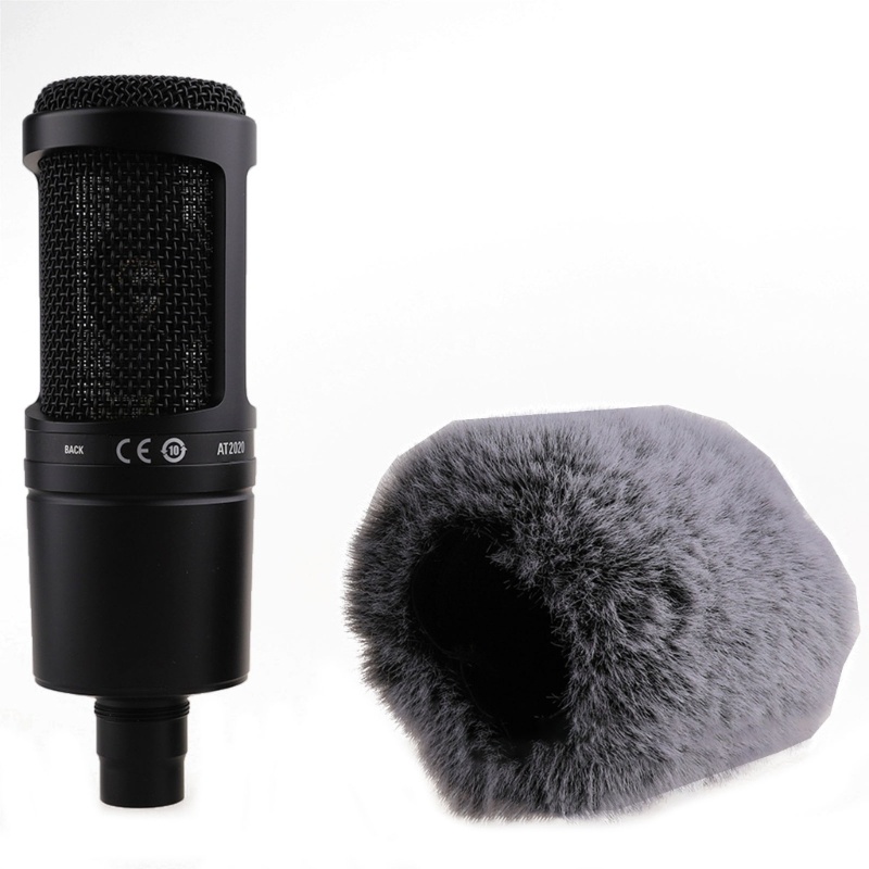 [3C] Micro Lông Kính Chắn Gió Muff Micrô Vỏ Gió Vỏ Micro Mờ Micrô Bật Lọc Cho AT20