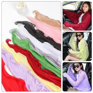 NCE Tay Lái Xe Nữ Đi Biển Cuff Voan Khăn Choàng Bảo Vệ