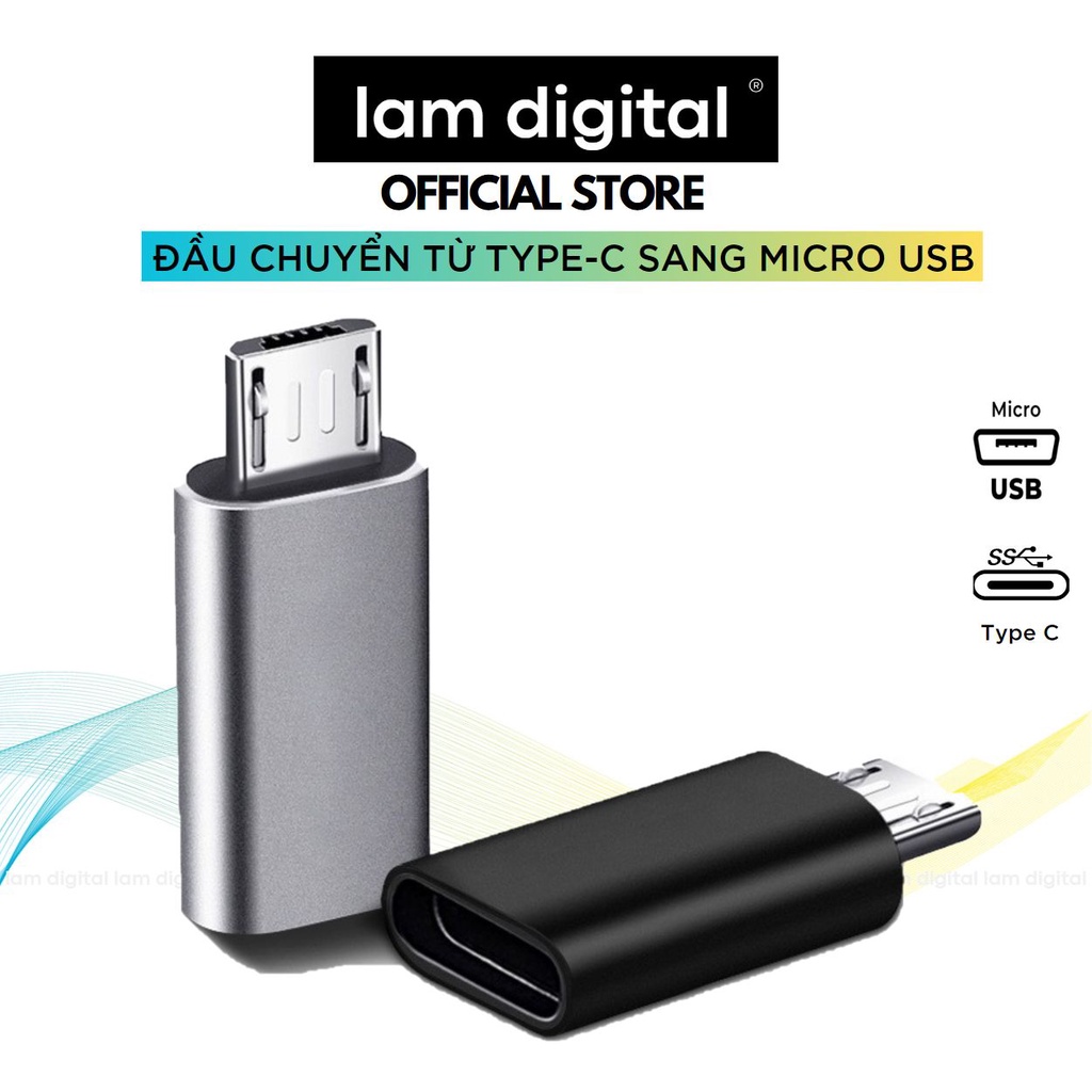Đầu Chuyển Đổi Từ Giắc Cắm Type-C sang Micro USB Cho Thiết Bị Android ...