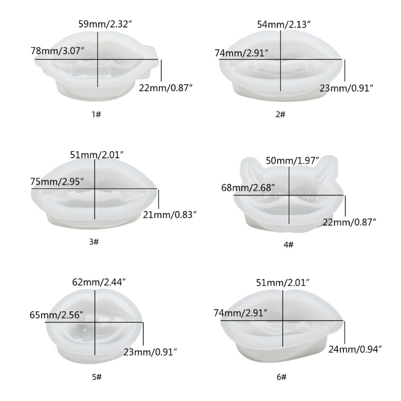 Flgo Silicone DIY Đồ Trang Trí Khuôn Trang Trí Bàn Full Môi Hình Chất Liệu Silicon