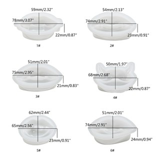 Flgo Mouth Lip Shape Khuôn Silicon Thạch Cao Khuôn Nhựa Epoxy