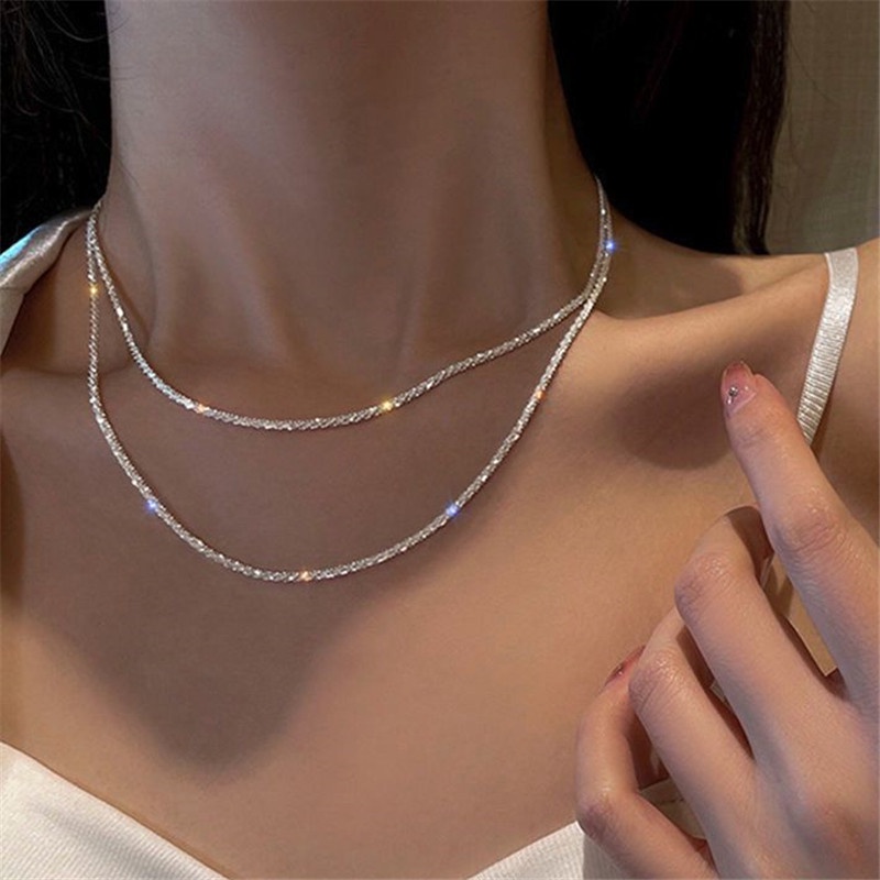 [Yunyuan] Lắc Chân / Nhẫn Bằng Thép Titan Đính Kim Cương Màu Xanh Lá Đơn Giản Cá Tính Cho Nữ