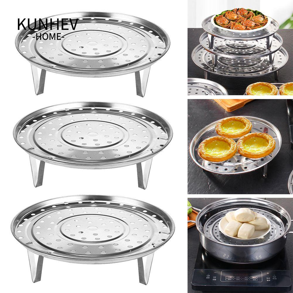 KUNHEV Giá Hấp Bằng Thép Không Gỉ Siêu Bền Tiện Dụng Cho Nhà Bếp