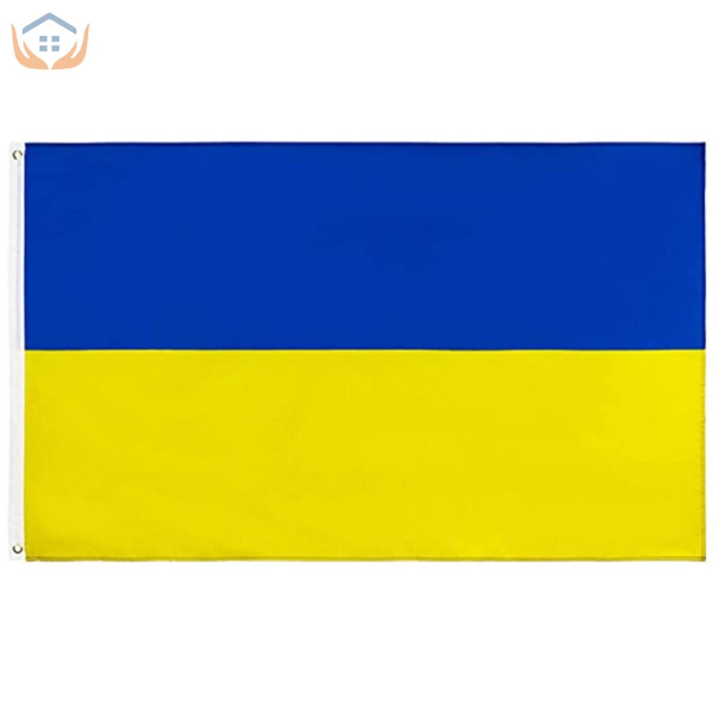 Lá Cờ Ukraine 90x150CM Màu Vàng Và Xanh Dương Bằng Đồng Thau Bền Bỉ Với ...