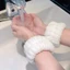Set 3 Băng Đô / Vòng Đeo Tay / Dây Buộc Tóc / Rửa Mặt Độ Co Giãn Cao Mềm Mại Thời Trang Hàn Quốc