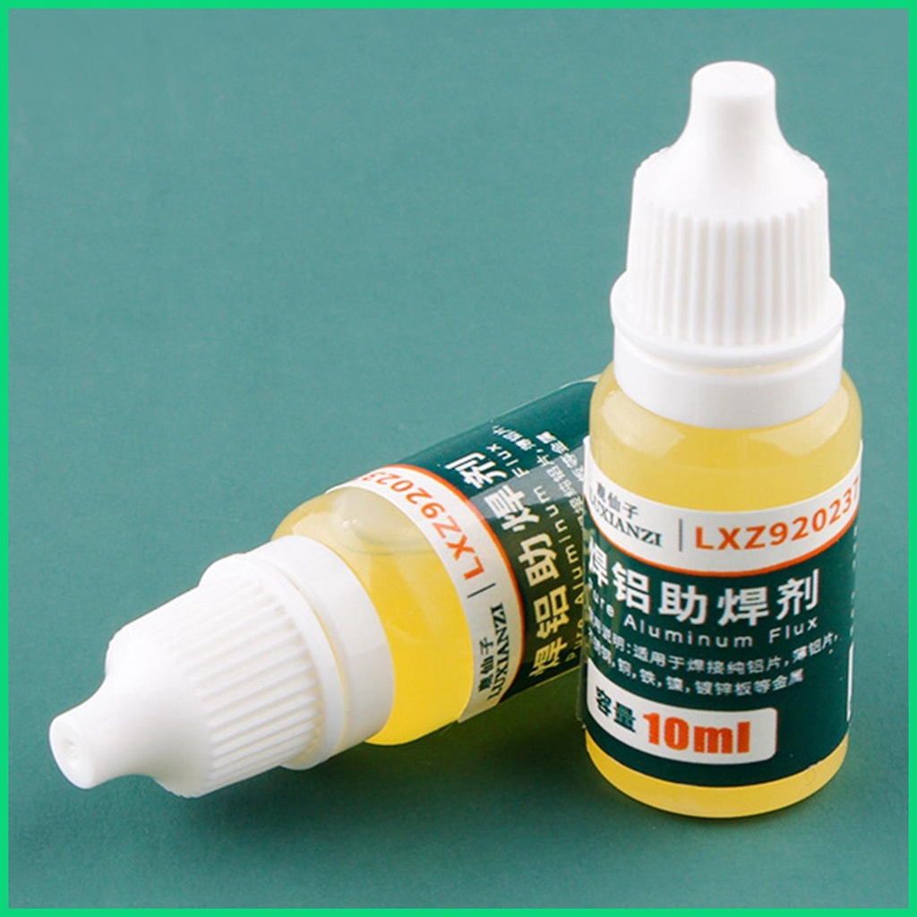 Lọ Dung Dịch Hàn 10ml Bằng Nhôm Đồng Dùng Cho Pin Đồng / Sắt Mạ Kẽm DIY