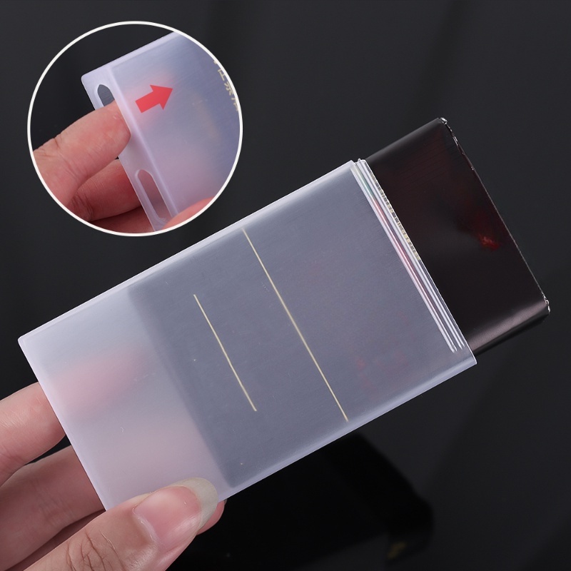 Hộp Nhựa Trong Suốt Hình Chữ Nhật Có Nắp Trượt Đựng Dây Cáp Dữ Liệu / Trang Sức Để Bàn