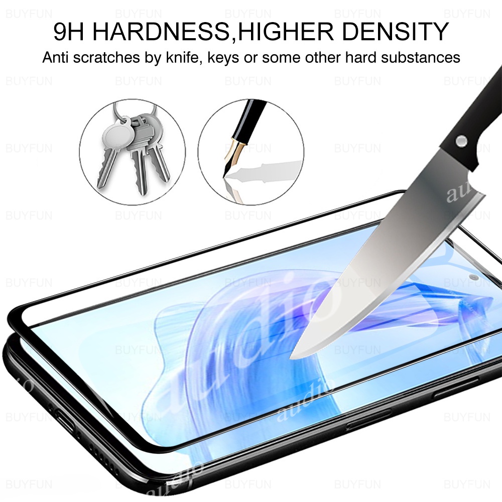 Phim bảo vệ toàn màn hình kính cường lực 2In1 có bảo vệ ống kính máy ảnh cho Honor 200 90 Lite 200Lite 90Lite 5G 2024 Phim bảo vệ màn hình điện thoại cho Honor90 Honor200 Lite 5G