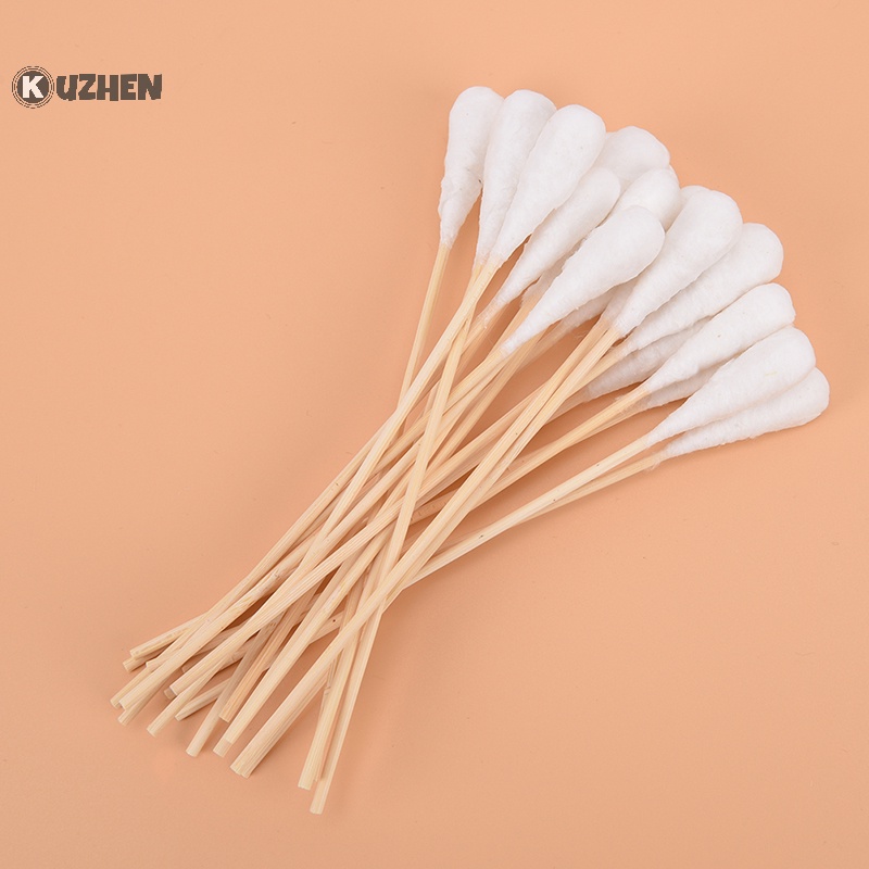 Set 20 Tăm Bông 20cm Thân Gỗ Chất Lượng Cao