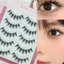 FAVORITEGOODS 5 Đôi Lông Mi Giả, Cosplay Nhật Bản Dramatic Manga Anime Mies, 5 Cặp Gói Dày Giả Chồn Giả Lông Mi Mở Rộng Cho Nữ Bé Gái